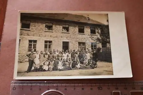 tolles altes Foto - Schulklasse  Schule ??? oder Ausflug ?? 20-30er Jahre