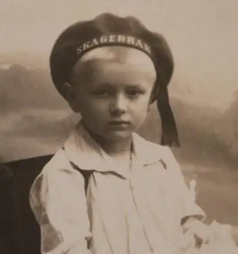 tolles altes Foto - Junge mit Schultüte - Einschulung 1910-20 ?