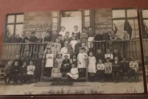 zwei tolle alte Gruppenfotos - Kinder - Schulklassen ?? Kinderheim ? 1921