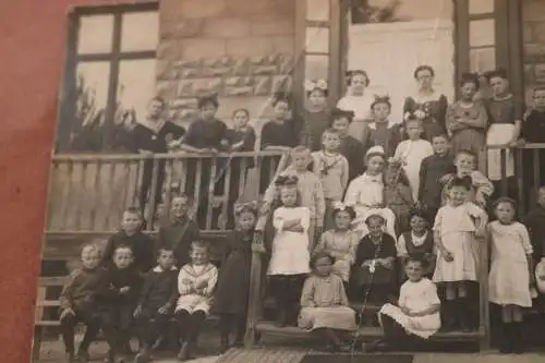 zwei tolle alte Gruppenfotos - Kinder - Schulklassen ?? Kinderheim ? 1921