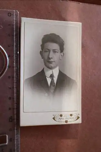 tolles altes CDV Foto eines Mannes  aus Bünde 