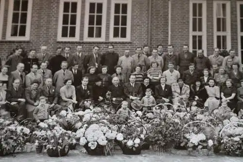 tolles altes Gruppenfoto - Jubiläum ?  Firma Gebrüder Titgemeyer Osnabrück