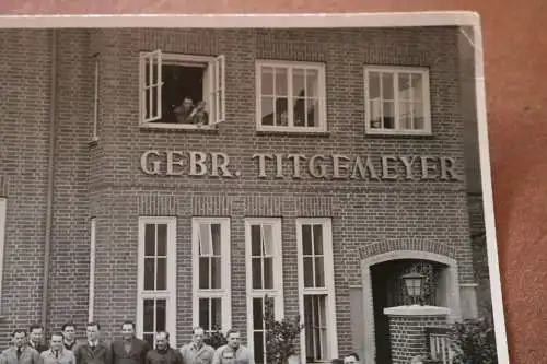 tolles altes Gruppenfoto - Jubiläum ?  Firma Gebrüder Titgemeyer Osnabrück