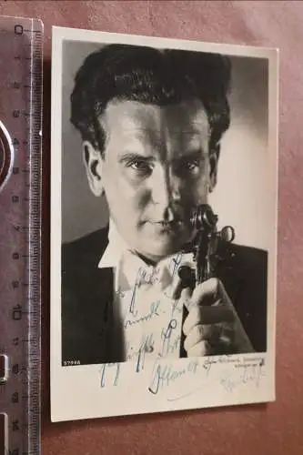 tolle alte Karte - Geigenspieler Ottomar Schumer - 1937 - original signiert 