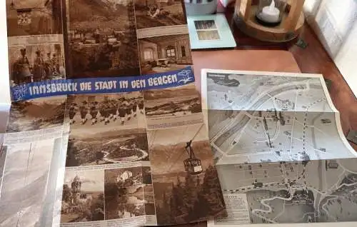 tolles altes Werbeprospekt - Tirol - Inssbruck 1939 