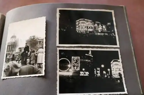 tolles altes Album - Englandreise - 1955 - über Belgien - 67 Fotos 