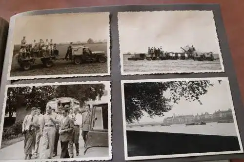 tolles altes Album - Englandreise - 1955 - über Belgien - 67 Fotos 