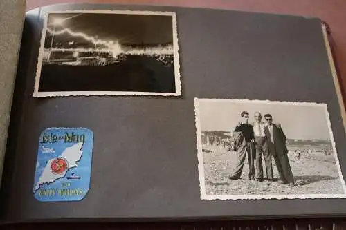 tolles altes Album - Englandreise - 1955 - über Belgien - 67 Fotos 