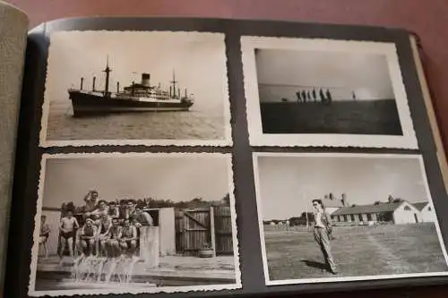 tolles altes Album - Englandreise - 1955 - über Belgien - 67 Fotos 