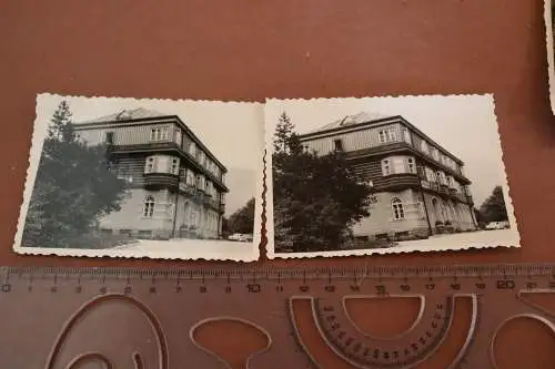 Zwei alte Fotos  Alpský Hotel  50-60er Jahre