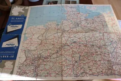 alte Aral BV-Karte Westdeutschland 50-60er Jahre ???