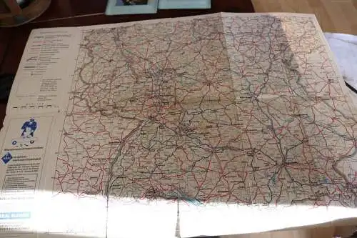alte Aral BV-Karte Westdeutschland 50-60er Jahre ???