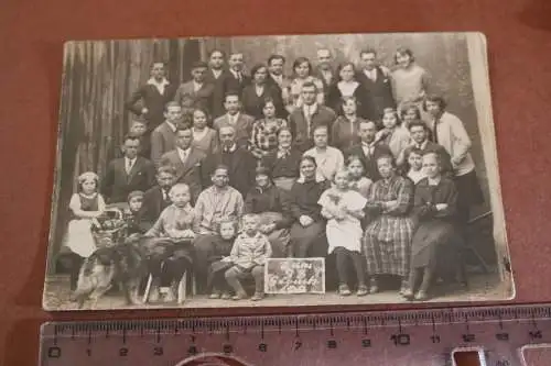 Tolles altes Familienfoto - Großmutter wir 93 - 20-30er Jahre