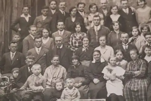 tolles altes Familienfoto - Großmutter wir 93 - 20-30er Jahre