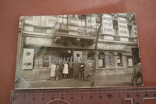 Tolles altes Foto Gasthaus - Im Krug zum grünen Kranze - Berlin ?? Schultheiss P