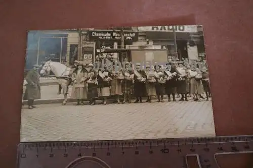 tolles altes Foto - Chem. Waschanstalt Albert Herz, Werbung Blauband , Berlin ? 