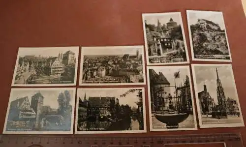 Kleinbildserie Nürnberg - 20-50er Jahre ???  Acht Bilder 