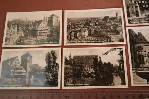 Kleinbildserie Nürnberg - 20-50er Jahre ???  Acht Bilder 