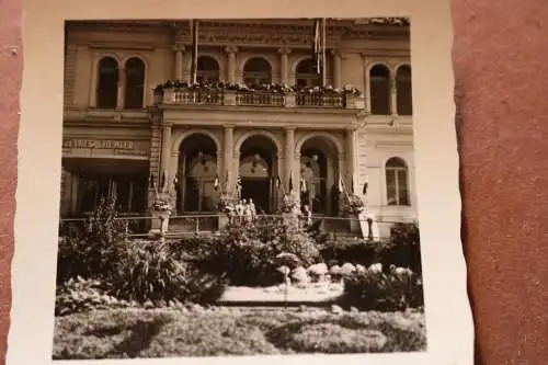 tolles altes Foto Eingang Kleines Theater im Zoo - Frankfurter Zoo 50er Jahre ??