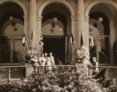 tolles altes Foto Eingang Kleines Theater im Zoo - Frankfurter Zoo 50er Jahre ??