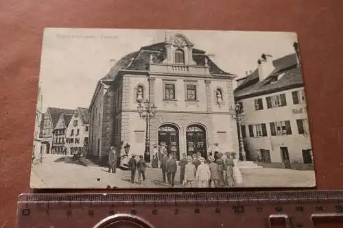 Tolle alte Karte - Memmingen Theater 1907