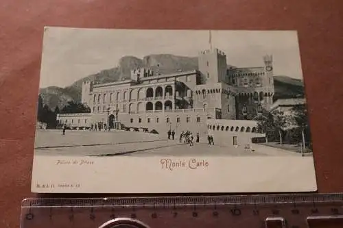 Tolle alte Karte - Monte Carlo - Palast des Prinzen  1910-20 ???