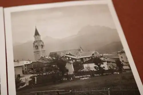 zwei tolle alte Fotos - Gebäude - Club Alpino Italiano - 1929   Pordoi-Pass u Fo