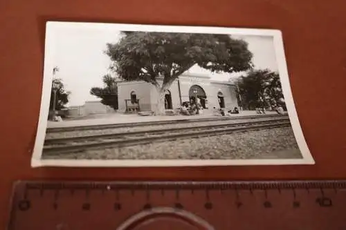 tolles altes Foto -  Bahnhof - Piranghaib 