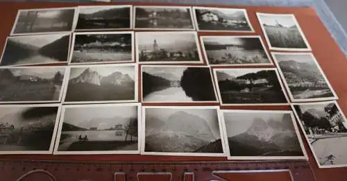 19 tolle alte Fotos - Landschaften, Städte - alle rückseitig beschrieben - 30er 