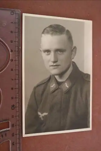 Tolles altes Foto - Portrait Soldaten Luftwaffe 1942