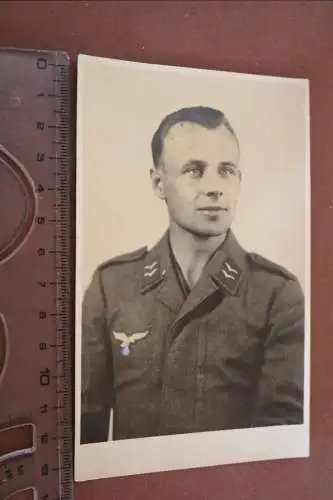 Tolles altes Foto - Portrait Soldat Flakabteilung Demmin Pommern 1941