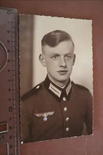 Tolles altes Foto - Portrait Soldat  Leipzig