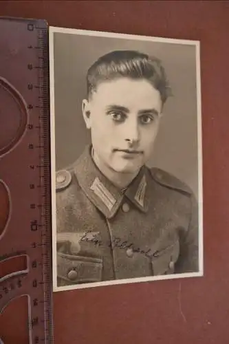 tolles altes Foto - Portrait Soldat  Rathenow