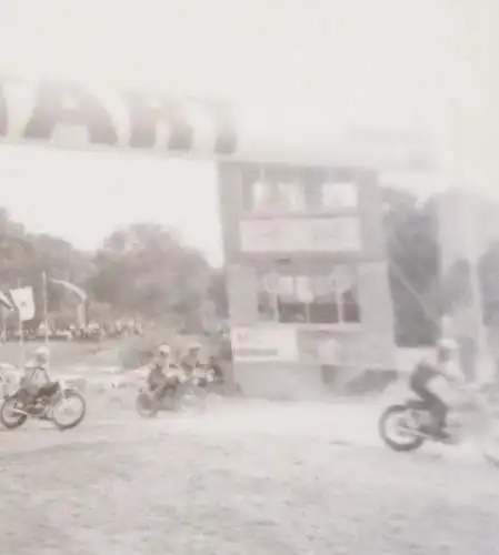 zwei tolle alte Negative - Startlinie Motorcross ?? DDR ??? 50-60er Jahre