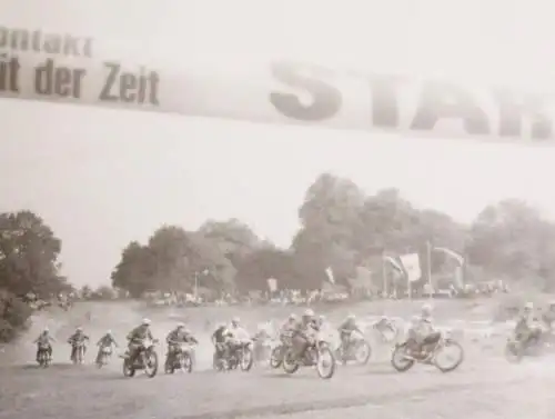 zwei tolle alte Negative - Startlinie Motorcross ?? DDR ??? 50-60er Jahre