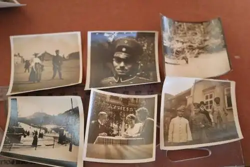 tolles Konvolut kleinformatige Fotos 20er Jahre - Personen, Städte München