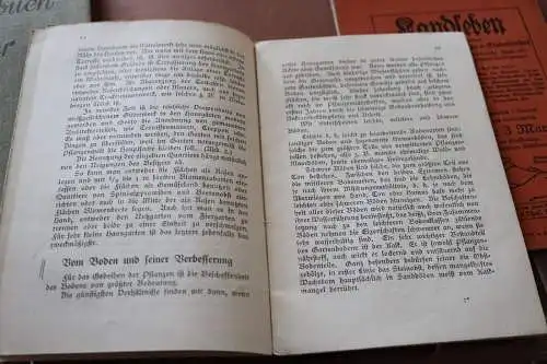 drei tolle alte Gartenbücher - Lehrmeister Bibliothek  1911 und anderes 