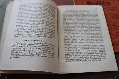 drei tolle alte Gartenbücher - Lehrmeister Bibliothek  1911 und anderes