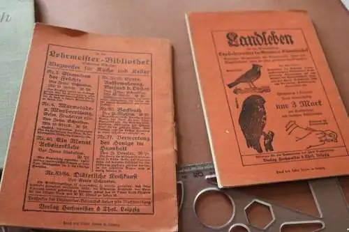 drei tolle alte Gartenbücher - Lehrmeister Bibliothek  1911 und anderes 