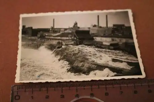 tolles altes Foto - Kraftwerk in Surpsburg  - Norwegen 1942