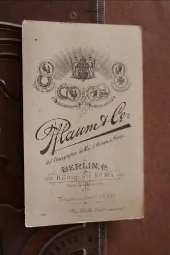 tolles altes CDV Foto - Portrait einer hübschen Frau aus Berlin 