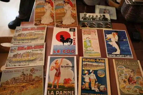 12 Reprint Karten - Belgien - Werbung - Neuauflage 