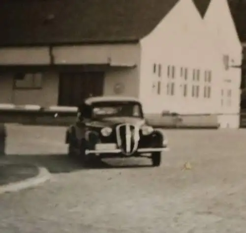 tolles altes Foto - Zollgrenze bei Saarbrücken - 30-40er Jahre ?