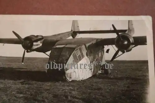 tolles altes Foto - Lastensegler Gotha Go 244 B-1 Nr 576 - Staffelwappen 