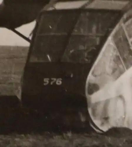 tolles altes Foto - Lastensegler Gotha Go 244 B-1 Nr 576 - Staffelwappen 
