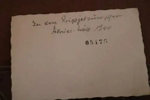 altes Foto - brennender Bahnhof ??? Udrizk - Russland ?? 1944