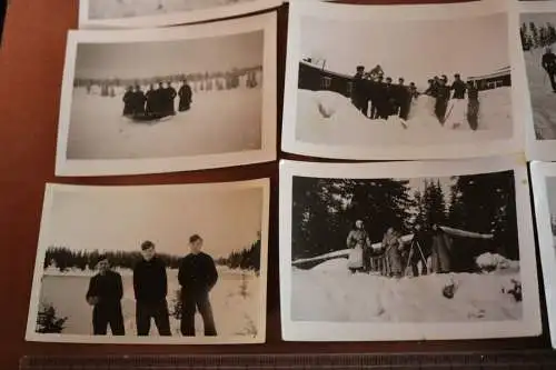 13 tolle alte Fotos - Soldaten Panzertruppe im Schnee - Norwegen Februar 1945 