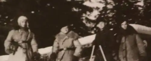 13 tolle alte Fotos - Soldaten Panzertruppe im Schnee - Norwegen Februar 1945