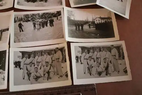 13 tolle alte Fotos - Soldaten Panzertruppe im Schnee - Norwegen Februar 1945