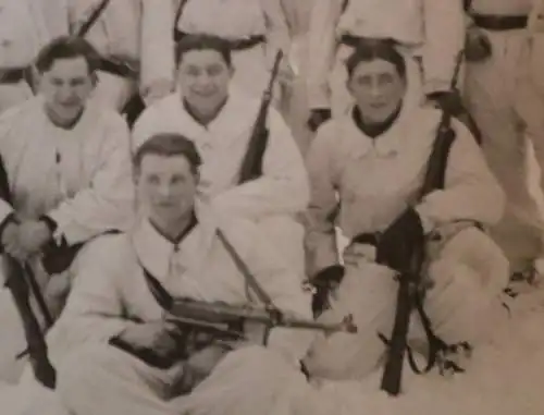 13 tolle alte Fotos - Soldaten Panzertruppe im Schnee - Norwegen Februar 1945 